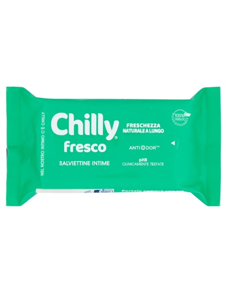 chilly salviettine intime imbevute 15pz - fresco: tuttocasashop.it: igiene e cura della persona