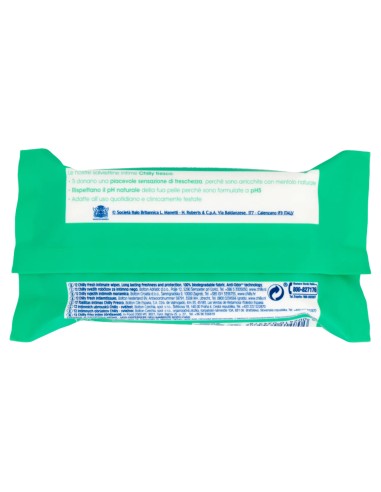 chilly salviettine intime imbevute 15pz - fresco: tuttocasashop.it: igiene e cura della persona