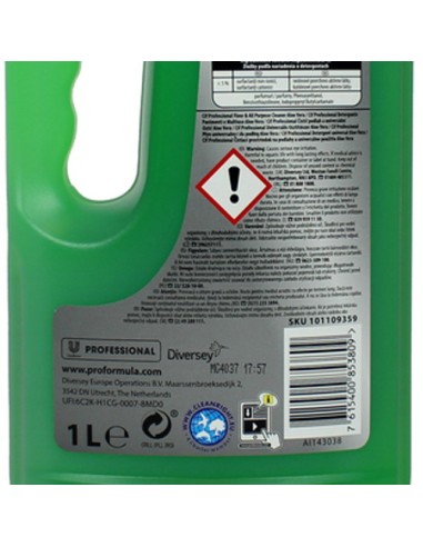cif professional pavimenti e multiuso - 1 litro - aloe vera: tuttocasashop.it: pulizia e cura della casa