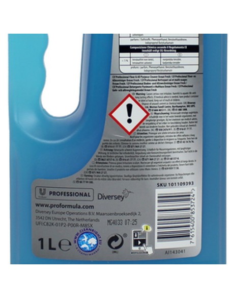 cif professional pavimenti e multiuso - 1 litro - ocean fresh: tuttocasashop.it: pulizia e cura della casa