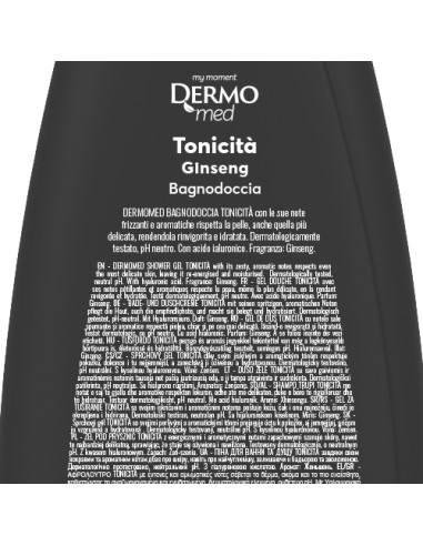 dermomed bagnodoccia 650ml - ph neutro - tonicita' al ginseng: tuttocasashop.it: igiene e cura della persona