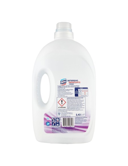 lysoform detersivo lavatrice liquido igienizzante - 54 lavaggi - lavanda: tuttocasashop.it: prodotti per bucato e tessuti