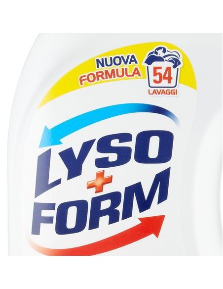lysoform detersivo lavatrice liquido igienizzante - 54 lavaggi - lavanda: tuttocasashop.it: prodotti per bucato e tessuti