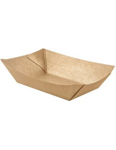 150 vaschette a barchetta in carta per fritti - 19.5 x 13.5 x 5.5 cm: tuttocasashop.it: carta & monouso