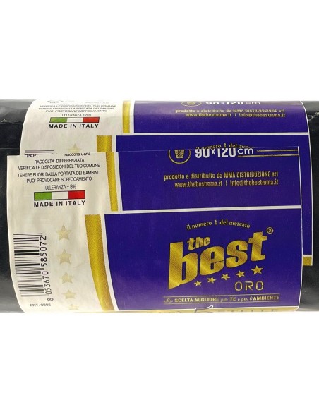 the best 1kg sacchi resistenti 90x120cm ldpe - neri - raccolta differenziata: tuttocasashop.it: pulizia e cura della casa