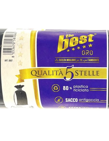 the best 1kg sacchi resistenti 72x110cm ldpe neri - 12 buste - differenziata: tuttocasashop.it: pulizia e cura della casa
