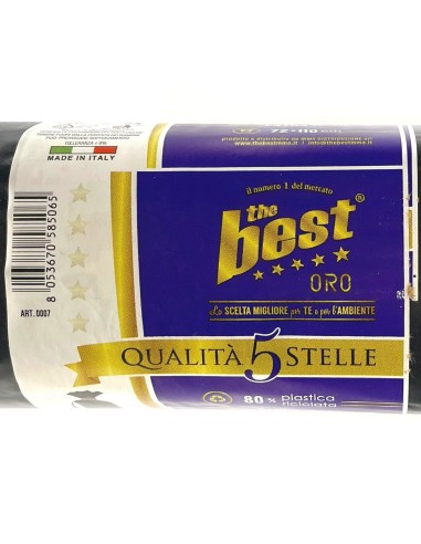 the best 1kg sacchi resistenti 72x110cm ldpe neri - 12 buste - differenziata: tuttocasashop.it: pulizia e cura della casa