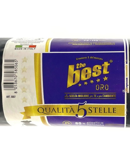 the best 1kg sacchi resistenti 72x110cm ldpe neri - 12 buste - differenziata: tuttocasashop.it: pulizia e cura della casa