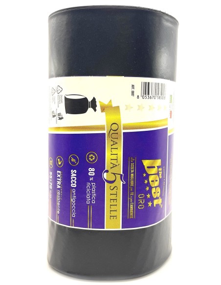 the best 1kg sacchi resistenti 55x70cm ldpe - neri - raccolta differenziata: tuttocasashop.it: pulizia e cura della casa