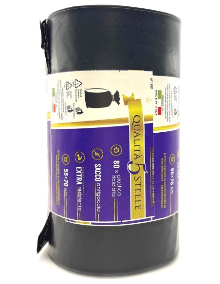 the best 1kg sacchi resistenti 55x70cm ldpe - neri - raccolta differenziata: tuttocasashop.it: pulizia e cura della casa