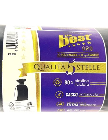 the best 1kg sacchi resistenti 55x70cm ldpe - neri - raccolta differenziata: tuttocasashop.it: pulizia e cura della casa