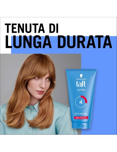 taft styling gel fissante per capelli - 150ml - ultra - ultra fissante: tuttocasashop.it: igiene e cura della persona