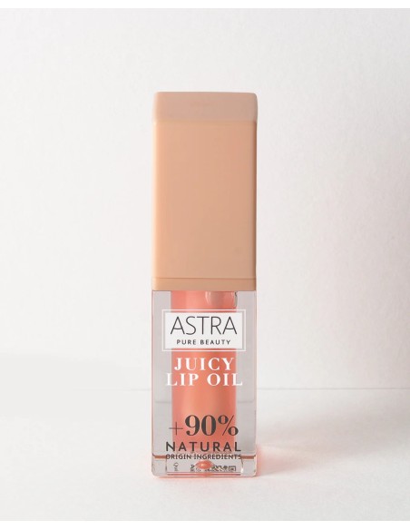 astra pure beauty juicy lip oil - olio labbra idratante - 01 peach: tuttocasashop.it: igiene e cura della persona
