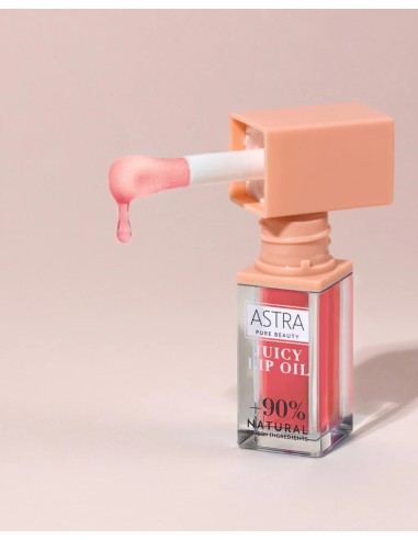 astra pure beauty juicy lip oil - olio labbra idratante - 01 peach: tuttocasashop.it: igiene e cura della persona