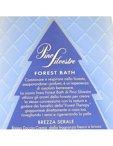 pino silvestre bagnoschiuma 750ml - forest bath - brezza serale: tuttocasashop.it: igiene e cura della persona