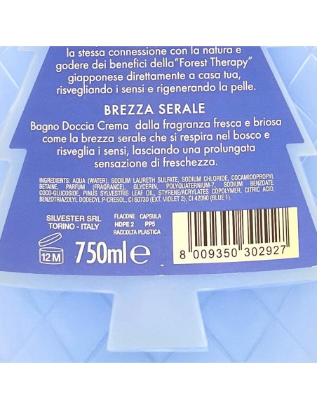 pino silvestre bagnoschiuma 750ml - forest bath - brezza serale: tuttocasashop.it: igiene e cura della persona