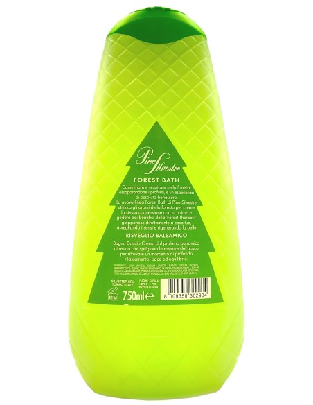 pino silvestre bagnoschiuma 750ml - forest bath - risveglio balsamico: tuttocasashop.it: igiene e cura della persona