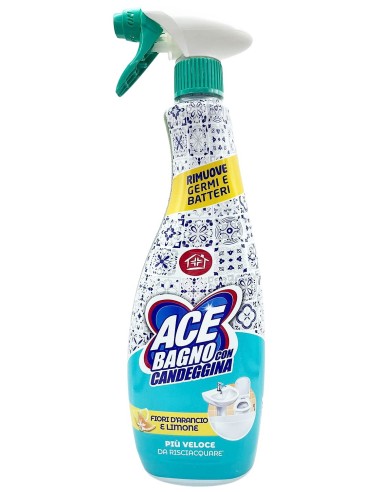 ace detergente spray - 600ml - bagno con candeggina: tuttocasashop.it: pulizia e cura della casa