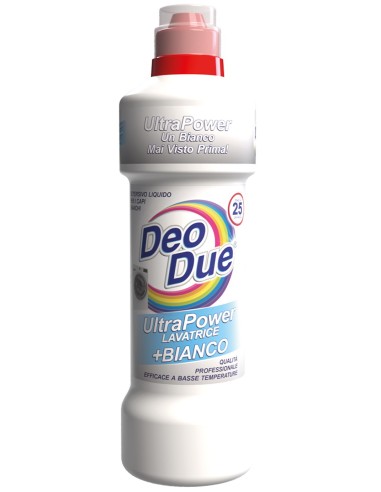 deo due ultra power lavatrice +bianco 25 lavaggi 1 litro - detersivo liquido: tuttocasashop.it: prodotti per bucato e tessuti