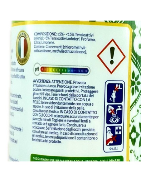 deo due piatti & stoviglie - xxl - 1 litro - al limone: tuttocasashop.it: pulizia e cura della casa
