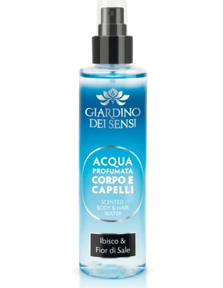 giardino dei sensi acqua profumata corpo e capelli 110ml - ibisco e fiori: tuttocasashop.it: igiene e cura della persona