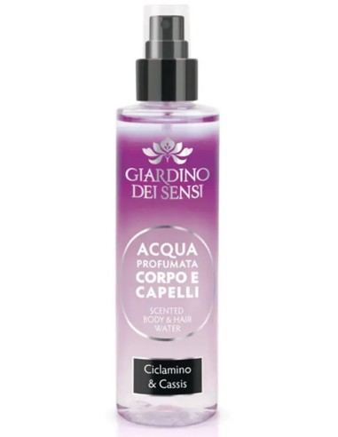 giardino dei sensi acqua profumata corpo e capelli 110ml - ciclamino cassis: tuttocasashop.it: igiene e cura della persona