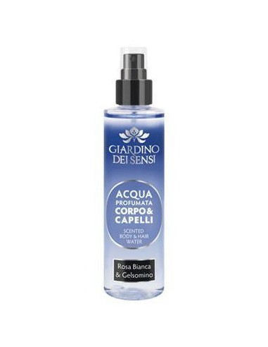 giardino dei sensi acqua profumata corpo e capelli 110ml - rosa e gelsomino: tuttocasashop.it: igiene e cura della persona