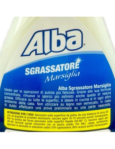 alba sgrassatore multiuso - 650ml - marsiglia - per sporco ostinato: tuttocasashop.it: pulizia e cura della casa