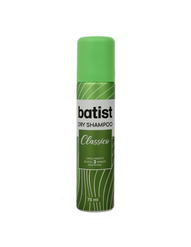 batist shampoo a secco spray - 75ml - formato mini da viaggio - travel size: tuttocasashop.it: igiene e cura della persona