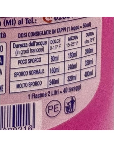 ce' piu' lavalana - 2 litri - detersivo per lana e capi delicati: tuttocasashop.it: prodotti per bucato e tessuti