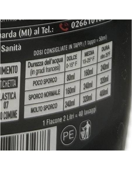 ce' piu' lavanero - 2 litri - detersivo capi neri o scuri: tuttocasashop.it: prodotti per bucato e tessuti