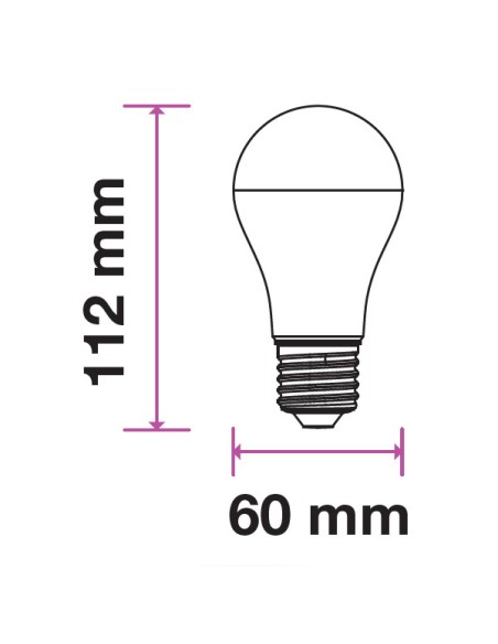 v-tac lampadina a led - goccia - e27 8.5w 6500k - luce fredda: tuttocasashop.it: altro - bazar