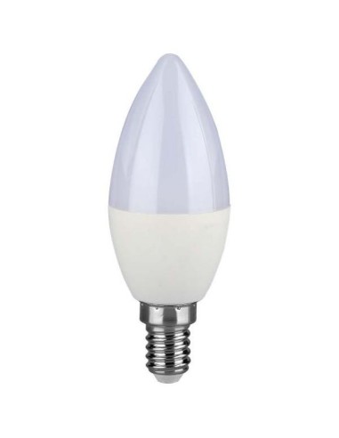 v-tac lampadina a led - candela - e14 2.9w 3000k - luce naturale: tuttocasashop.it: altro - bazar