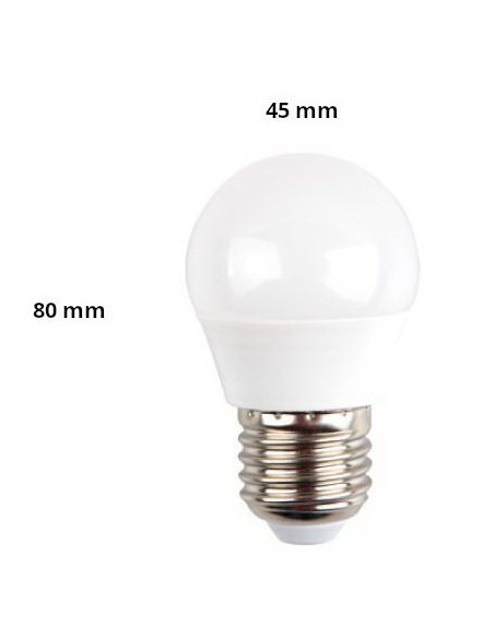v-tac lampadina a led - sfera - e27 3.7w 3000k - luce calda: tuttocasashop.it: altro - bazar