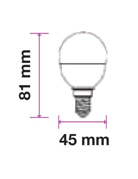 v-tac lampadina a led - sfera - e14 3.7w 4000k - luce naturale: tuttocasashop.it: altro - bazar