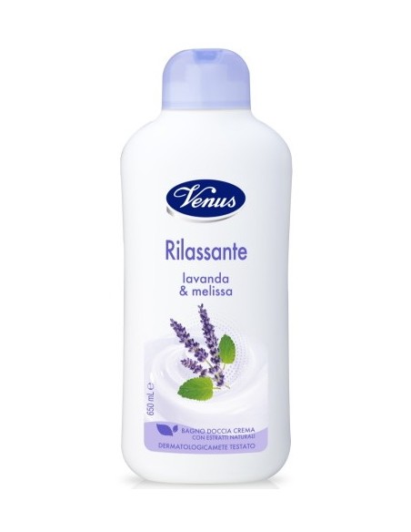 venus bagno doccia crema - 650ml - rilassante - lavanda & melissa: tuttocasashop.it: igiene e cura della persona