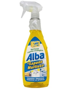 alba il sapone multiuso spray - 650ml - sgrassa smacchia rimuove lo sporco: tuttocasashop.it: pulizia e cura della casa
