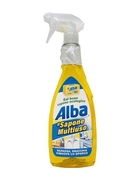 alba il sapone multiuso spray - 650ml - sgrassa smacchia rimuove lo sporco: tuttocasashop.it: pulizia e cura della casa