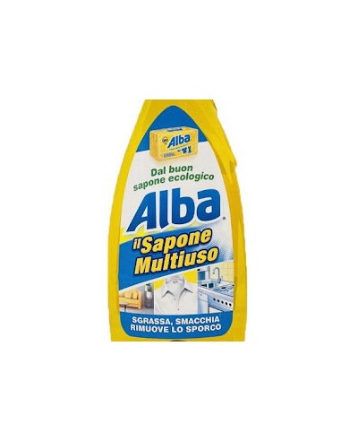 alba il sapone multiuso spray - 650ml - sgrassa smacchia rimuove lo sporco: tuttocasashop.it: pulizia e cura della casa