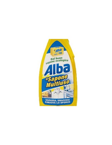alba il sapone multiuso spray - 650ml - sgrassa smacchia rimuove lo sporco: tuttocasashop.it: pulizia e cura della casa