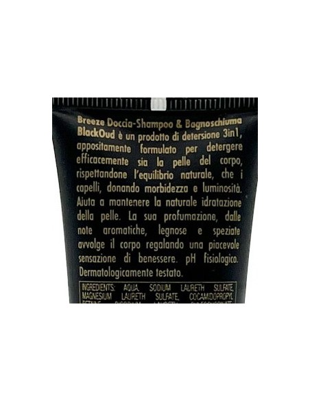 breeze doccia shampoo e bagnoschiuma mini 50ml - blackoud - formato viaggio: tuttocasashop.it: igiene e cura della persona