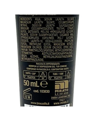 breeze doccia shampoo e bagnoschiuma mini 50ml - blackoud - formato viaggio: tuttocasashop.it: igiene e cura della persona