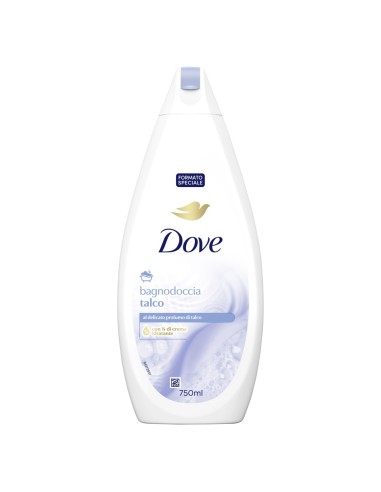 dove bagnodoccia - 750ml - talco - al delicato profumo di talco: tuttocasashop.it: igiene e cura della persona