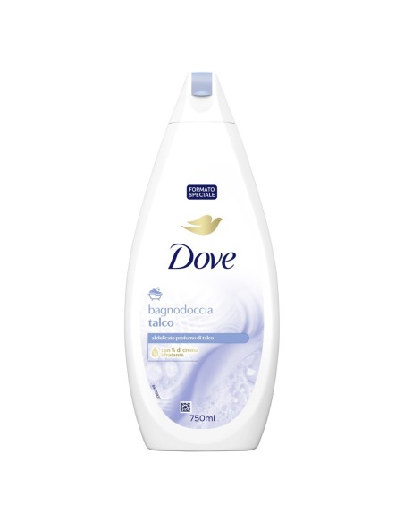 dove bagnodoccia - 750ml - talco - al delicato profumo di talco: tuttocasashop.it: igiene e cura della persona