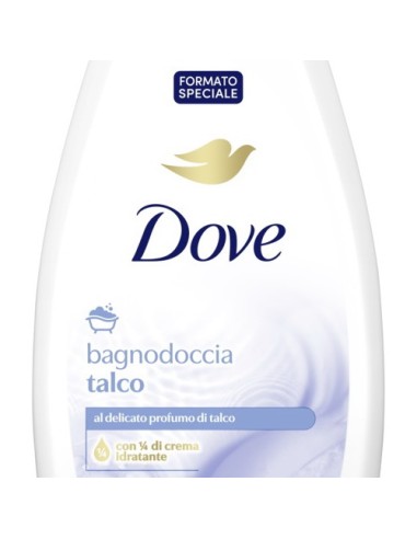 dove bagnodoccia - 750ml - talco - al delicato profumo di talco: tuttocasashop.it: igiene e cura della persona