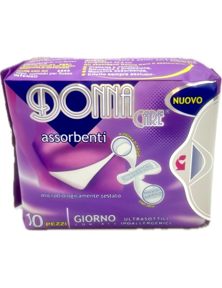 donna care assorbenti ultrasottili ipoallergenici 12 pezzi - giorno con ali: tuttocasashop.it: igiene e cura della persona