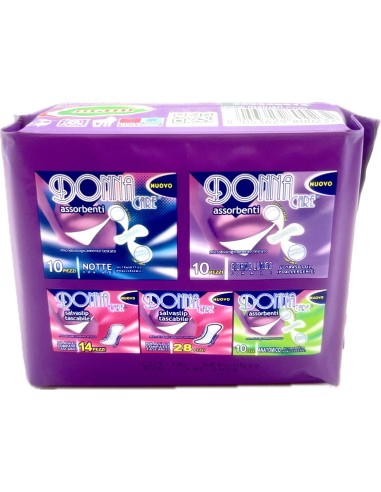 donna care assorbenti ultrasottili ipoallergenici 12 pezzi - giorno con ali: tuttocasashop.it: igiene e cura della persona