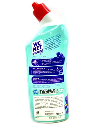 wc net detergente per wc 700ml - limited edition - violet ribes: tuttocasashop.it: pulizia e cura della casa