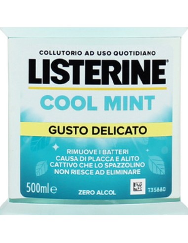 listerine collutorio per igiene orale - 500ml - cool mint - gusto delicato: tuttocasashop.it: igiene e cura della persona