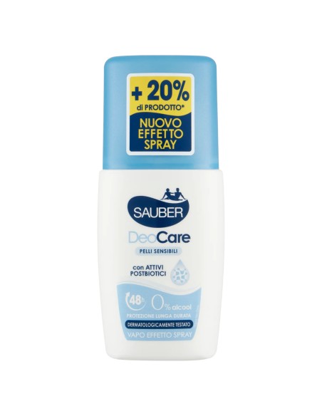 sauber deo care deodorante vapo effetto spray - 90ml - pelli sensibili: tuttocasashop.it: igiene e cura della persona